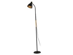Lampa podna E-LIGHT LOCKE EL-136-1F CRNA