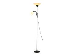 Lampa podna E-LIGHT HESTER EL-028-2F CRNA