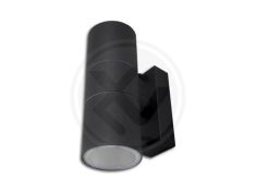 Lampa zidna CRNA 2XGU10 ELOR LVT 0993