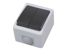 Prekidač dupli ATOM 112-100-0006 IP54 56212