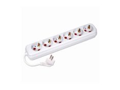 Produžni kabel 6 utičnica 3 m s uzemljenjem