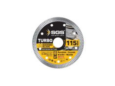 SGS Premium Turbo dijamantni rezni disk, 115 mm x 1,6 mm, precizno rezanje za porculan, keramiku,