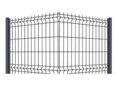 Stub za panelnu ogradu 75 cm 50x50x1,5 u setu Antracit