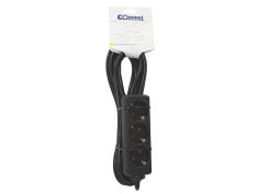 Produžni kabal crni trostruki 5m 232-323 Commel
