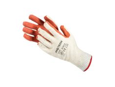 Rukavica gumena orange veličina 10