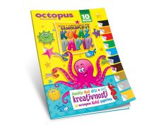 Kolaž papir  samoljepljivi 10 boja B5 16,5x22 Octopus