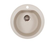 Granitni sudoper xVenera bez sifona E510 Šampanj fi510 mm Metalac