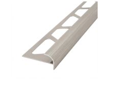 Aluminijska "F" lajsna za stepenice obla 10 mm Mat 440.10.MK