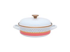Metalac tava standardna sa ručkama 24 cm LUXURY ROSE