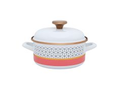 Metalac šerpa plitka 18 cm LUXURY ROSE